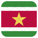 پیش‌نمایش فایل suriname-38 از پک رنگ مربعی پرچم کشور