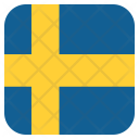 پیش‌نمایش فایل sweden-44 از پک رنگ مربعی پرچم کشور