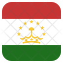 پیش‌نمایش فایل tajikistan-45 از پک رنگ مربعی پرچم کشور