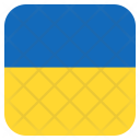 پیش‌نمایش فایل ukraine-43 از پک رنگ مربعی پرچم کشور