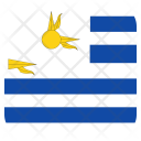 پیش‌نمایش فایل uruguay-40 از پک رنگ مربعی پرچم کشور