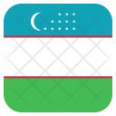 پیش‌نمایش فایل uzbekistan-41 از پک رنگ مربعی پرچم کشور