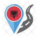 پیش‌نمایش فایل albania-42 از پک مسیر پرچم کشور