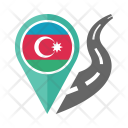 پیش‌نمایش فایل azerbaijan-44 از پک مسیر پرچم کشور