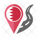 پیش‌نمایش فایل bahrain-50 از پک مسیر پرچم کشور