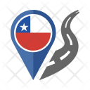 پیش‌نمایش فایل chile-45 از پک مسیر پرچم کشور