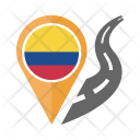 پیش‌نمایش فایل colombia-45 از پک مسیر پرچم کشور