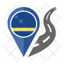 پیش‌نمایش فایل curacao-40 از پک مسیر پرچم کشور