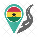 پیش‌نمایش فایل ghana-55 از پک مسیر پرچم کشور