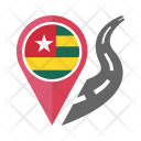 پیش‌نمایش فایل togo-48 از پک مسیر پرچم کشور