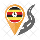 پیش‌نمایش فایل uganda-18 از پک مسیر پرچم کشور