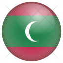 پیش‌نمایش فایل maldives-46 از پک شیشه پرچم کشور