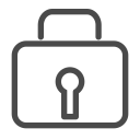 پیش‌نمایش فایل padlock-268 از پک آیکون های ساس