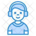پیش‌نمایش فایل boy-4983189 از پک کودکان با آواتار هدفون