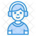 پیش‌نمایش فایل boy-4983193 از پک کودکان با آواتار هدفون