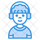 پیش‌نمایش فایل boy-4983196 از پک کودکان با آواتار هدفون