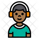 پیش‌نمایش فایل boy-4983283 از پک کودکان با آواتار هدفون