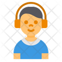 پیش‌نمایش فایل boy-4983349 از پک کودکان با آواتار هدفون