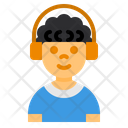 پیش‌نمایش فایل boy-4983356 از پک کودکان با آواتار هدفون