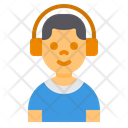 پیش‌نمایش فایل boy-4983362 از پک کودکان با آواتار هدفون