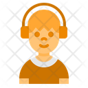 پیش‌نمایش فایل boy-4983364 از پک کودکان با آواتار هدفون