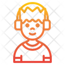 پیش‌نمایش فایل boy-4983438 از پک کودکان با آواتار هدفون