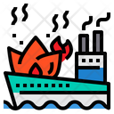 پیش‌نمایش فایل ship-fire-4994609 از پک بیمه