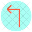 پیش‌نمایش فایل turn-left-arrow-1509605 از پک رابط کاربری