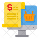 پیش‌نمایش فایل shopping-bill-2300282 از پک خرید آنلاین