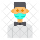 پیش‌نمایش فایل bowtie-man-with-facemask-2975363 از پک آواتار با ماسک