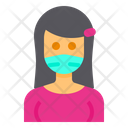 پیش‌نمایش فایل girl-with-facemask-2975387 از پک آواتار با ماسک