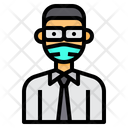 پیش‌نمایش فایل manager-with-facemask-2975310 از پک آواتار با ماسک