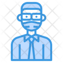 پیش‌نمایش فایل manager-with-facemask-2975260 از پک آواتار با ماسک