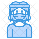 پیش‌نمایش فایل girl-with-face-shield-2975721 از پک آواتار با سپر چهره