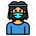 پیش‌نمایش فایل girl-with-face-shield-2975867 از پک آواتار با سپر چهره