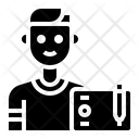 پیش‌نمایش فایل graphic-designer-3072408 از پک آواتار شغل مرد