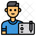 پیش‌نمایش فایل graphic-designer-3072158 از پک آواتار شغل مرد