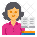 پیش‌نمایش فایل librarian-3074899 از پک آواتار شغل زن