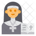 پیش‌نمایش فایل nun-3074896 از پک آواتار شغل زن