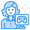 پیش‌نمایش فایل gamer-3074805 از پک آواتار شغل زن
