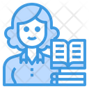 پیش‌نمایش فایل librarian-3074799 از پک آواتار شغل زن