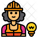 پیش‌نمایش فایل electrician-3074860 از پک آواتار شغل زن