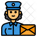 پیش‌نمایش فایل postman-3074839 از پک آواتار شغل زن