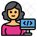 پیش‌نمایش فایل programmer-3074838 از پک آواتار شغل زن