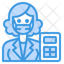 پیش‌نمایش فایل accountant-3433122 از پک آواتار شغل زن با ماسک