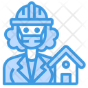 پیش‌نمایش فایل architect-3433123 از پک آواتار شغل زن با ماسک