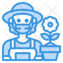 پیش‌نمایش فایل gardener-3433144 از پک آواتار شغل زن با ماسک