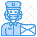 پیش‌نمایش فایل postman-3433159 از پک آواتار شغل زن با ماسک