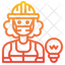 پیش‌نمایش فایل electrician-3433455 از پک آواتار شغل زن با ماسک