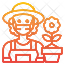 پیش‌نمایش فایل gardener-3433461 از پک آواتار شغل زن با ماسک